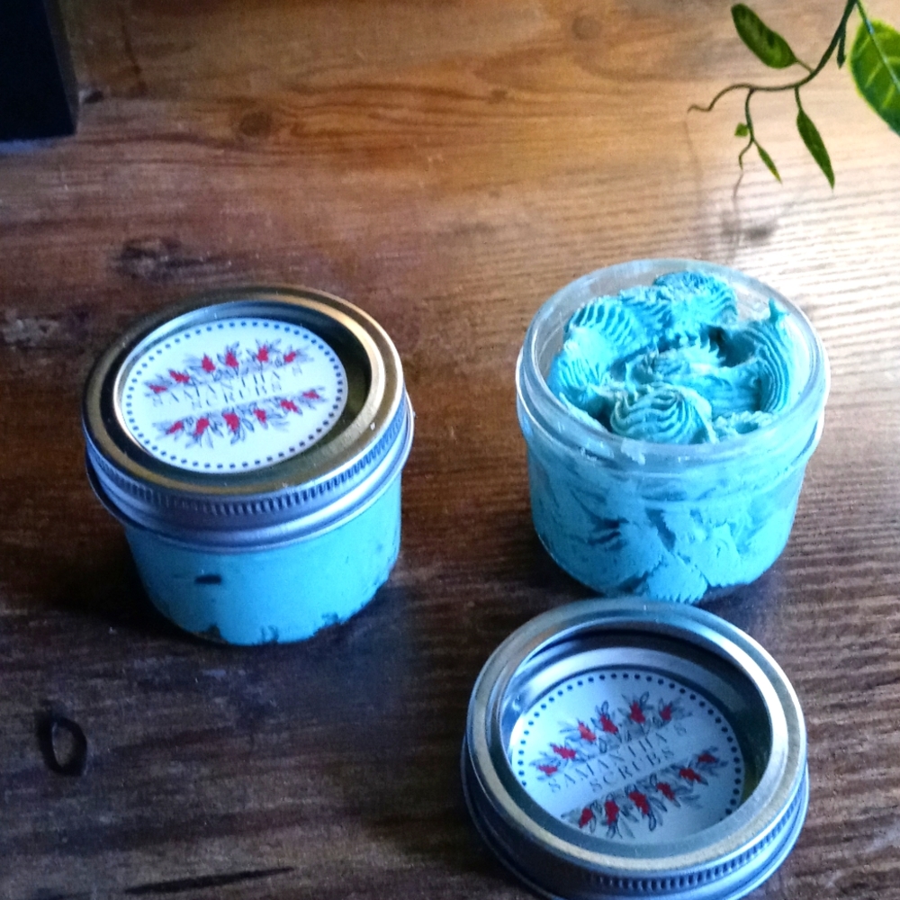 Foaming Whipped body scrub